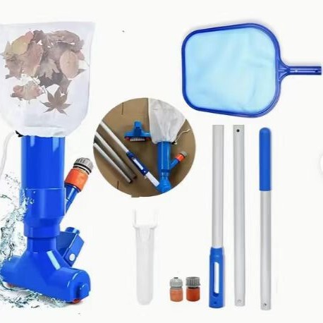 Portable vacuum jet suction head fishing net swimming pool cleaning suit factory in stock square suction pool head with bottom brush