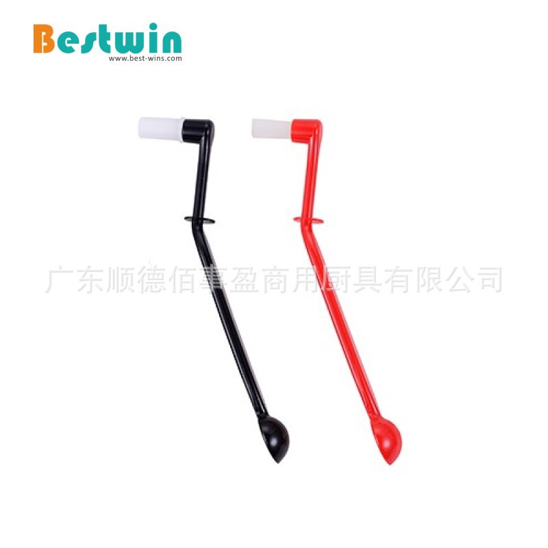Italian espresso coffee machine brush nylon punching head cleaning brush black red with powder spoon wholesale Italian espresso coffee machine brush nylon punching head cleaning brush black red with powder spoon wholesale