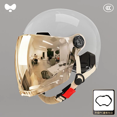 Large Head Circumference for Men, Motosiklet kaskı (dəbilqə) - 3c-starry-sky-gray-electroplating-long-mirror-new-national-standard-class-a-one-size-fits-all