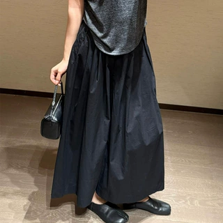 美式复古速干工装休闲裤2026夏季纸片人薄款透气压褶设计感阔腿裤