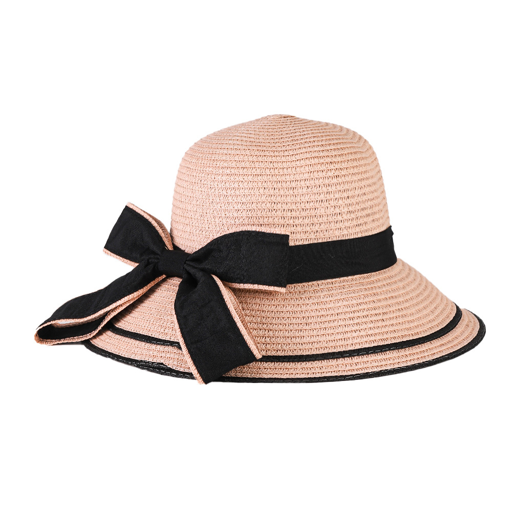Holiday, Daily Occasion Women's Casual Formal Bow Knot Big Eaves Baseball Cap