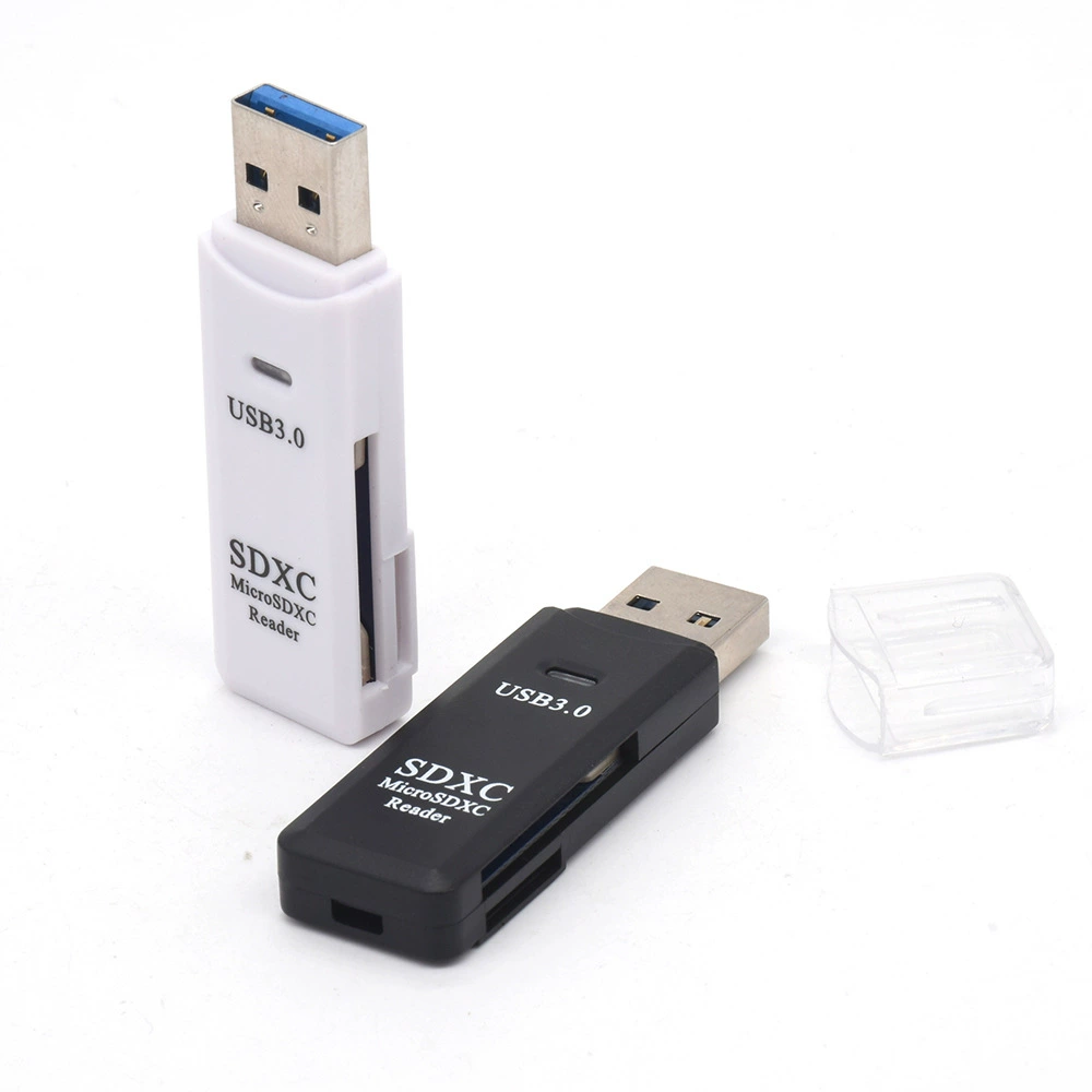 Двухфункциональный компьютерный расширитель DM-HC32 USB 3.0 карта чтения SD TF кард-ридер с подсветкой