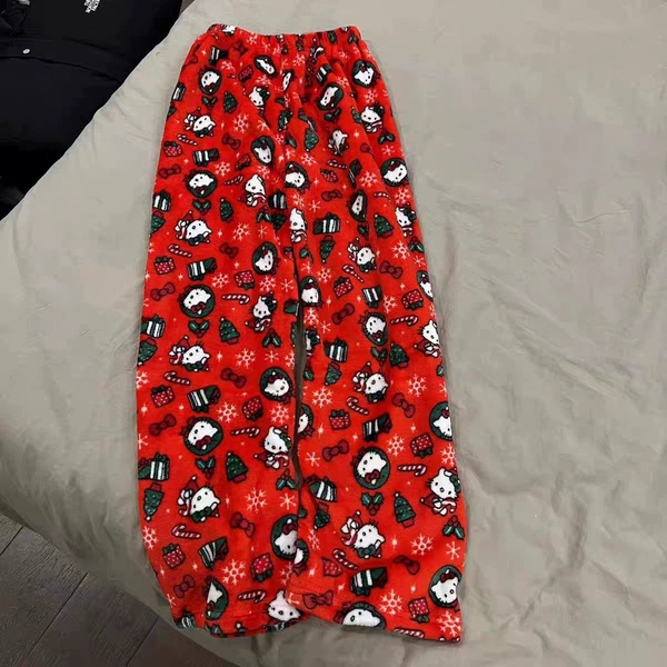 Christmas red pants