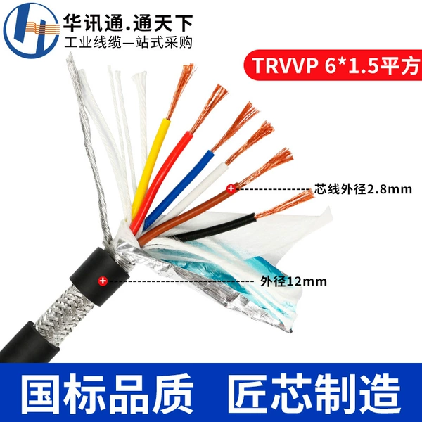 TRVVP 6 core*1.5 square meter price