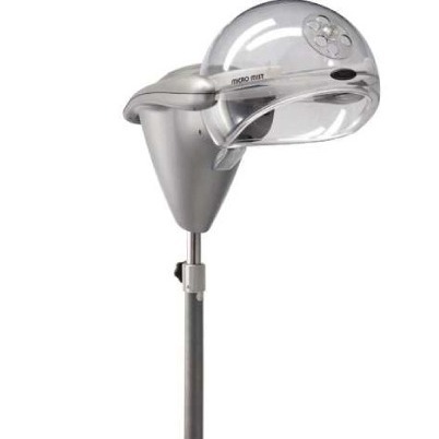 实体批发出口欧标美发焗油机 铁脚十字 透明色可冷雾臭氧和热雾