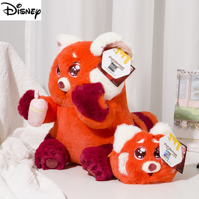 Special Offer Disney Genuine Red Panda Doll Youth Deformation Beauty Plush Pendant Coin Purse Cute Card Holder