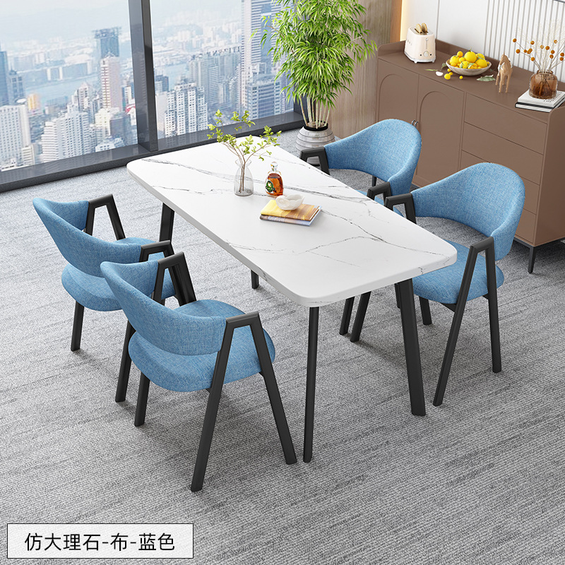 北欧の長方のテーブルは簡単で、業務的に接客します。