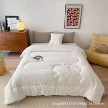 喜气洋洋冬被200*230家用酒店加厚保暖冬被商超促销礼品被子批发