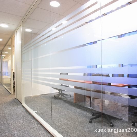 磨砂玻璃贴纸办公室浴室防窥卫生间透光不透明玻璃贴膜丝印专用