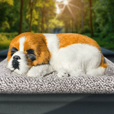 Aktiv kömürlü qoxu uducular | Car Ornaments Creative Decoration - large-st-bernard-dog