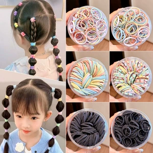 Children's Rubber Band High Elastic Hair Band Baby Durable Hair Rope with Good Elasticity Girls Tie Their Hair Without Hurting the Hair Ponytail Hair Accessories