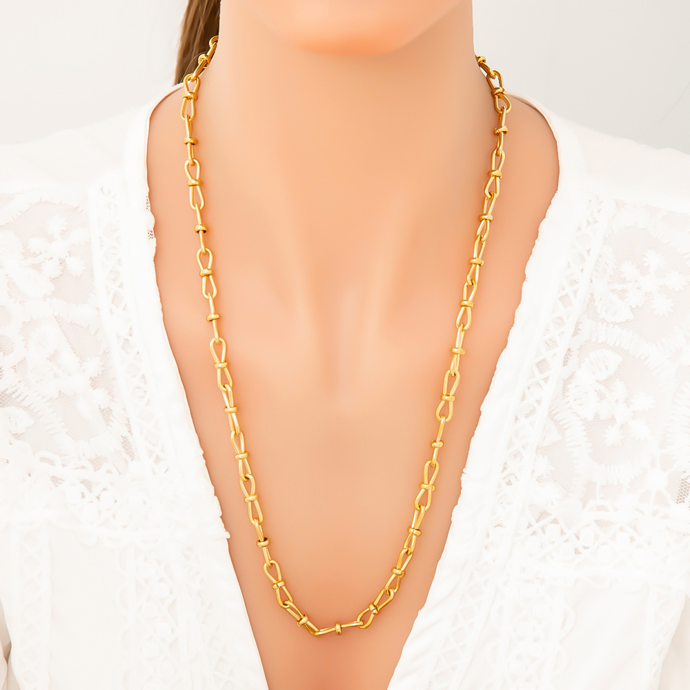 20g Weight PVD Coated Gold Plating Process Chain Jewelry Making Type 18K Real Gold Plated Plating Material cable chain Chain Type 1 Piece Quantity 304 Stainless Steel Material Geometric Pattern Simple Style Style Plating Craft 1 Piece 304 Stainless Steel Cable Chain Chain Necklace Chain 12
