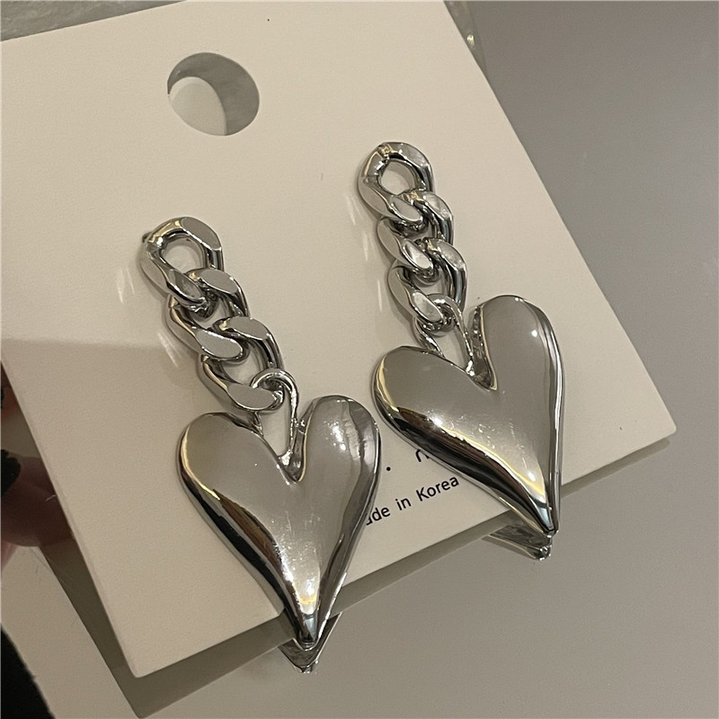 Vente En Gros Bijoux Pendentif Coeur Cholow Hain Boucles D&#39;oreilles Nihaojewelry display picture 7