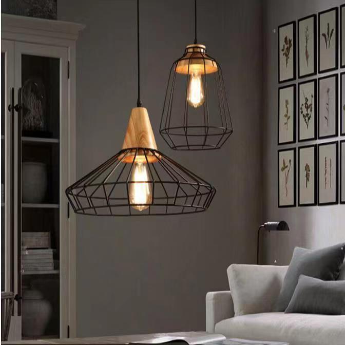Nordic restaurant chandelier hair salon nail art Chandelier Creative coffee shop clothing store aisle lamp bar lamp