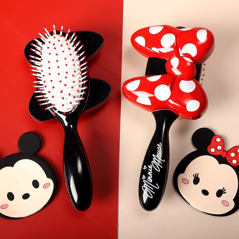 ミッキーエアクッションコームかわいい子供用コームマッサージコーム女の子ポータブルヘアスムージングコーム漫画エアバッグコーム在庫あり|undefined