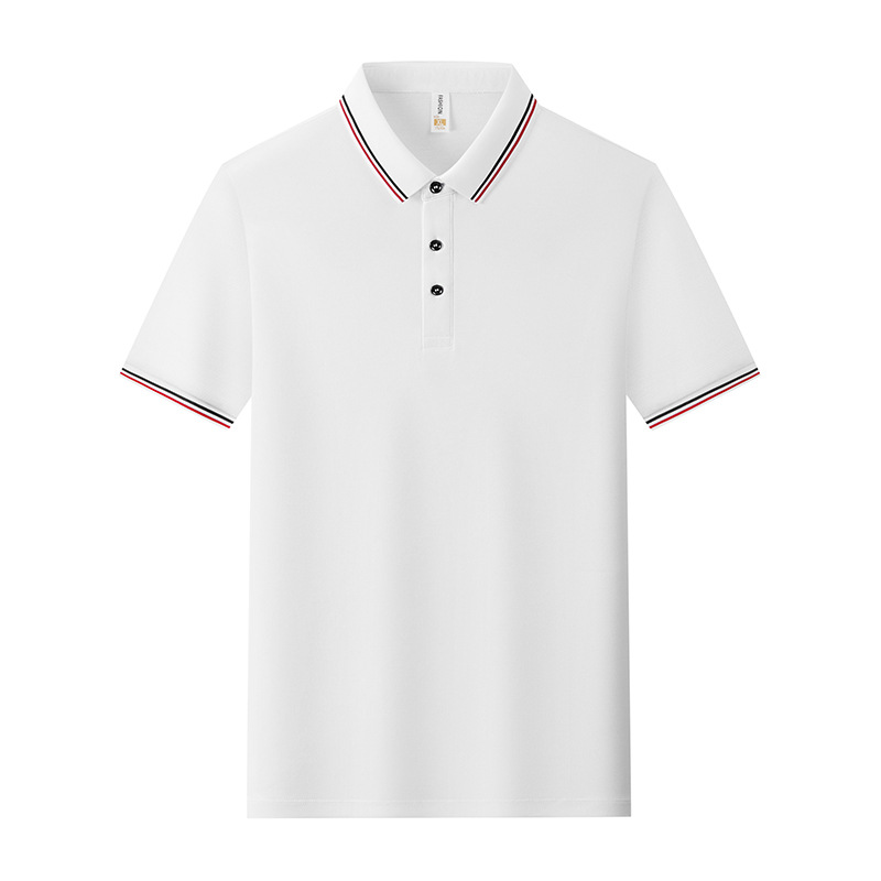 Comercio Solona algodón poliéster de color de verano camiseta de manga corta con la solapa ropa de trabajo polo camiseta de hombre personalizada