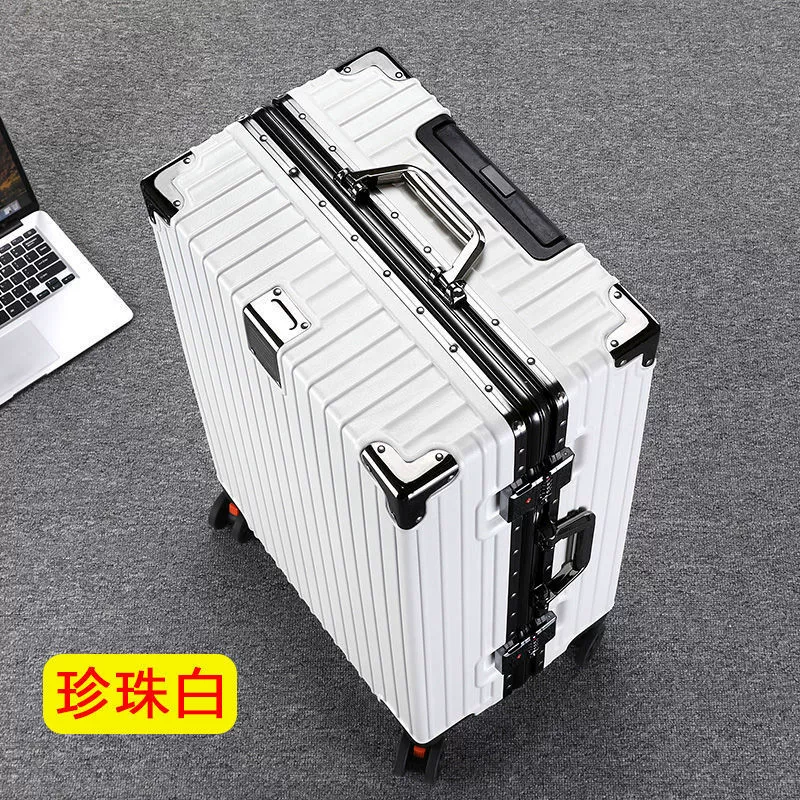 Metal durable capacious suitcase, 24inch, 28inch