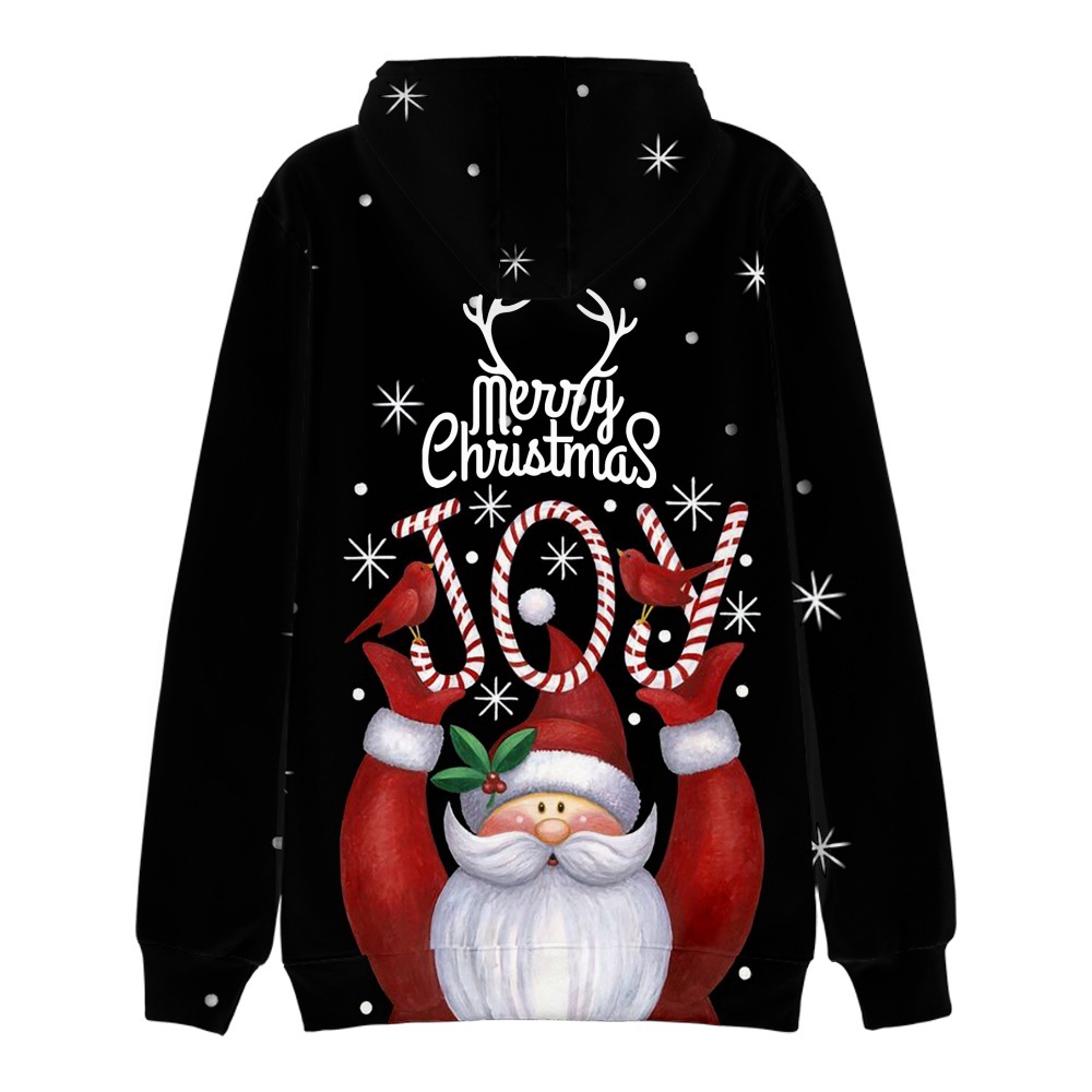 Men's Clothing Autumn and Winter Christmas Hoodies Christmas Tree Men's and Women's Pullover Clothes Wholesale_voghion.com