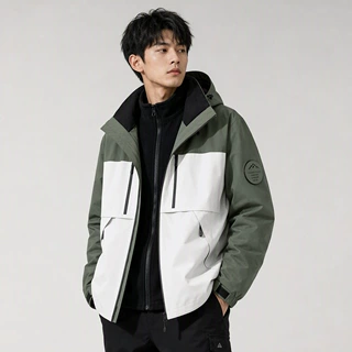 户外新款机能三合一冲锋衣男士防泼水外套工作服情侣团建登山服女