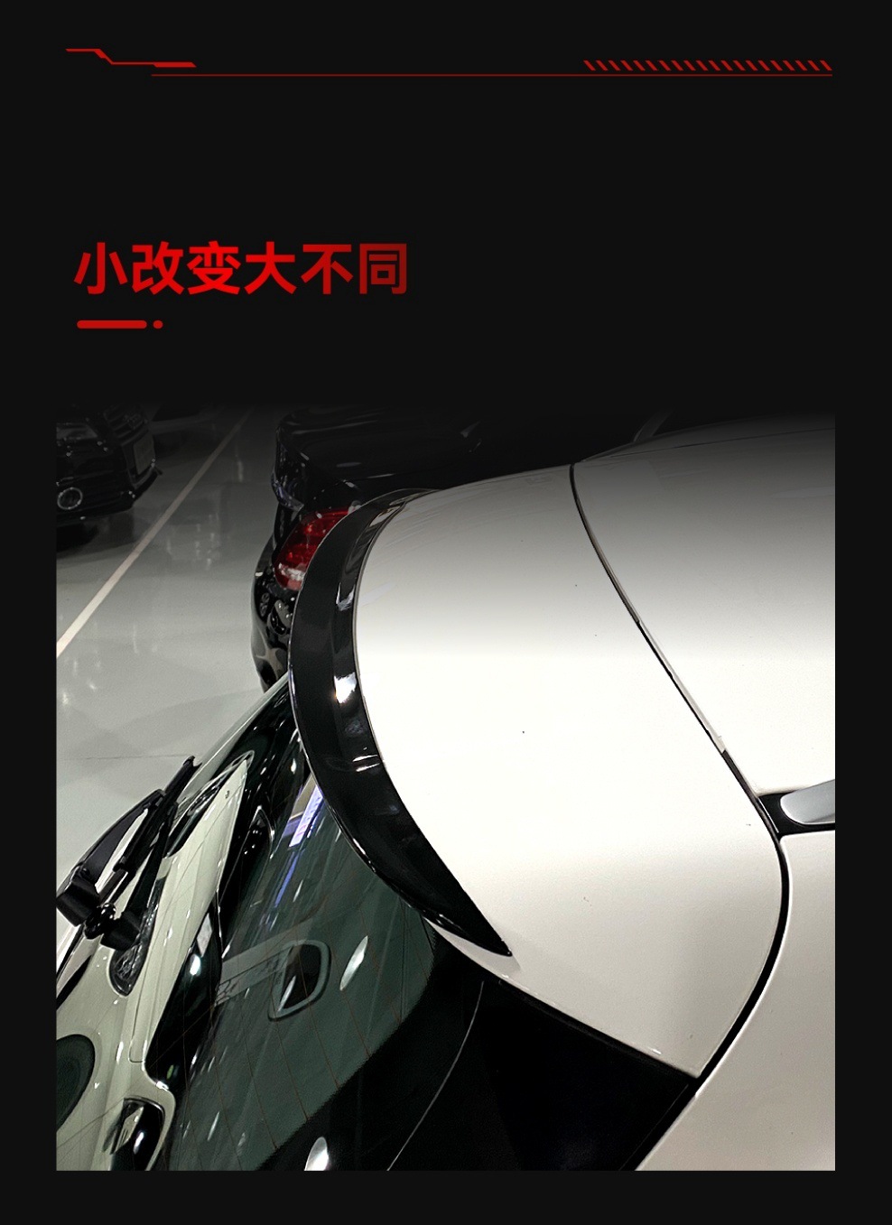 Applicable to 2015-2021 Mercedes-Benz C- Class Travel Edition s205 Wagon Top Fin Tail Fixed Wind Wing Cross-border Modified Parts