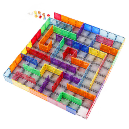 Children's toys 7.5cm diamond face colorful window magnetic tiles magnetic tiles educational building blocks magnet toys China