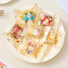 食品级雪花酥饼干单独立小包装袋机封口烘焙曲奇太妃糖果打包透明