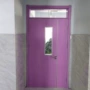 实木复合双开防撞学校门