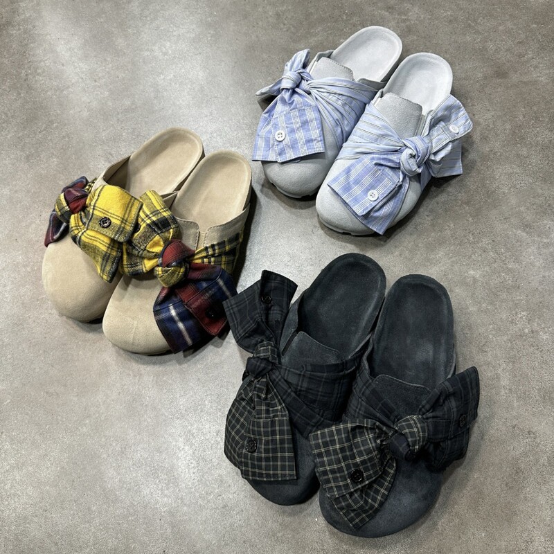 Retro Bow Knot Cork Birkenstock Shoes for Women 2025 Summer New Half-Slip Outdoor Slippers Retro Bow Knot Cork Birkenstock Shoes for Women 2025 Summer New Half-Slip Outdoor Slippers