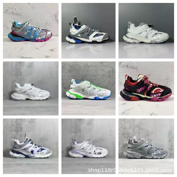 Putian Pure Original Ok Version Paris Third Generation Track3.0 Men's and Women's Dad Shoes Ins Cross-Border Trendy Casual Shoes