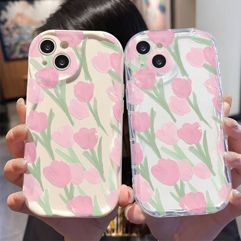 New Flower Suitable for Iphone17 Mobile Phone Case 16 Apple 17Promax Export 15 Cross-Border 13/14Pro Women's Model