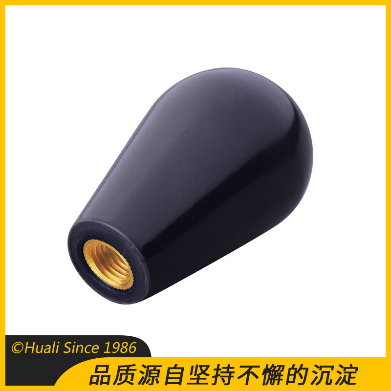 华利椭圆长手柄套 胶木手柄套 电木长手柄套 黑色铜芯长手柄套