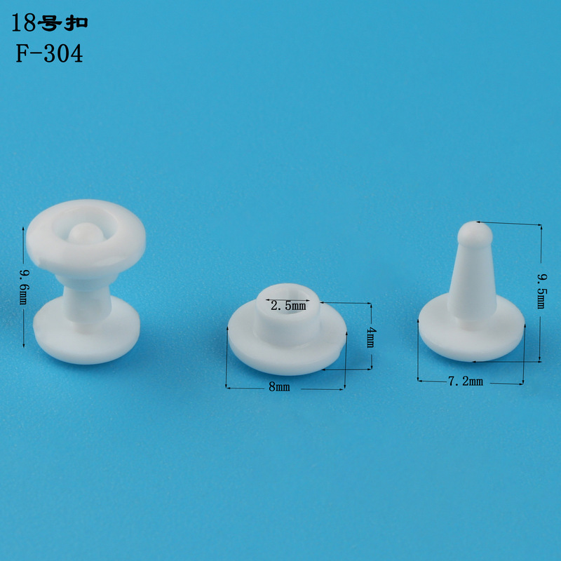 Manufacturer Wholesale Two-Button Male and Female Buckle Mask Button Hole Shoe Fixed Rubber Buckle Hospital Wristband Identification Buckle