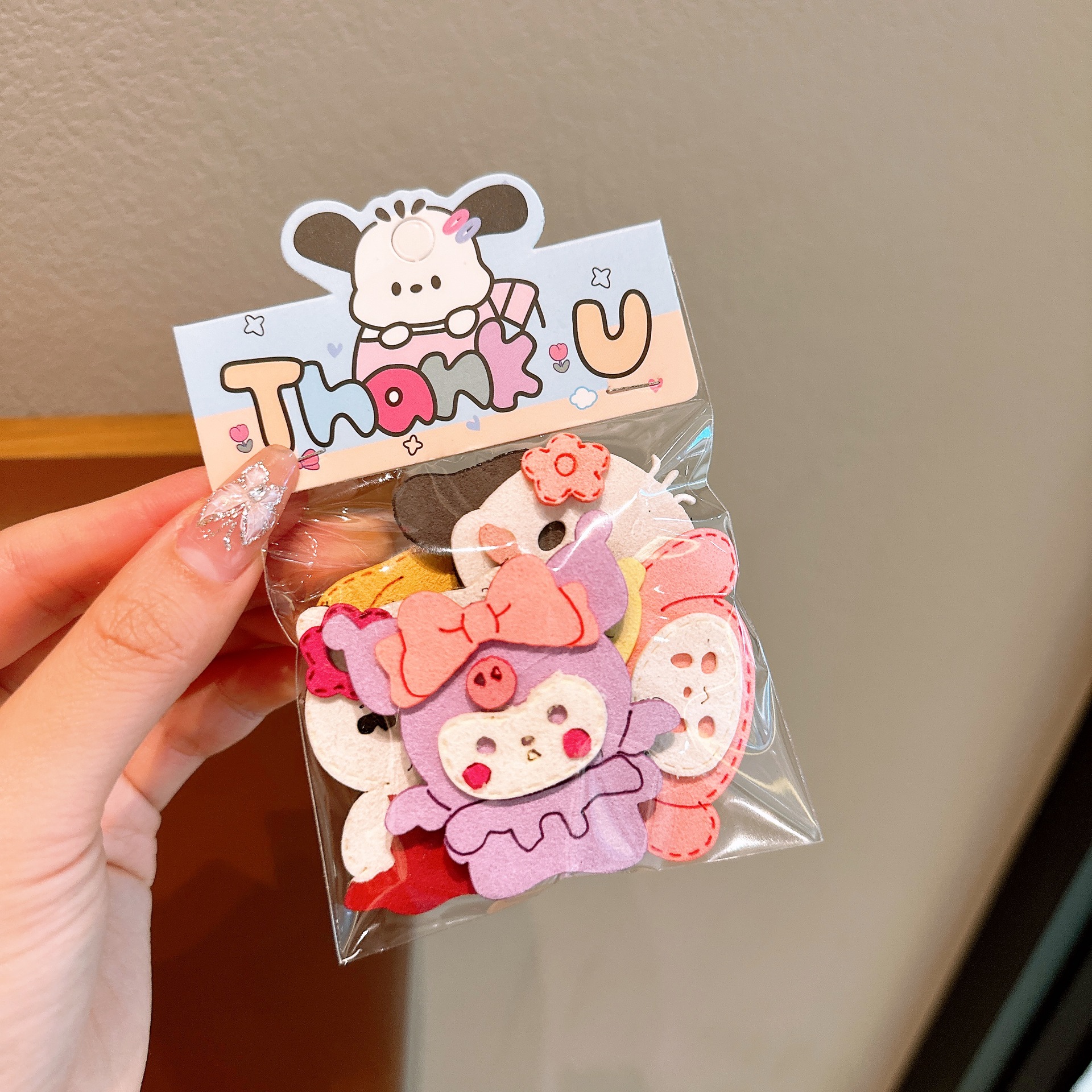 Niños nuevos velcro de dibujos animados para chicas pequeñas pegatinas de cabello para bebés de niñas pequeñas publicaciones de joyas de cabello para niñas Sanliogou