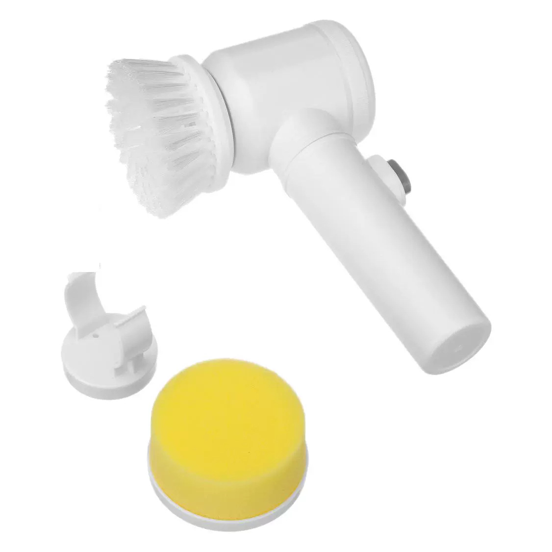 Nueva celebridad de Internet transfronteriza con el mismo estilo, cepillo de limpieza eléctrico de mano multifuncional para el hogar, cepillo para lavar platos, juego de cocina para el hogar de 5 piezas