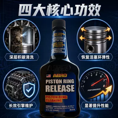 Oil additive restores piston ring elasticity and