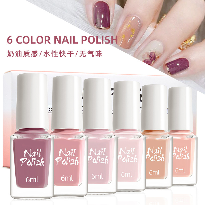 Christmas Thanksgiving foreign trade nail polish nail jewelry suit popular color baking-free non-peeling water-based batch