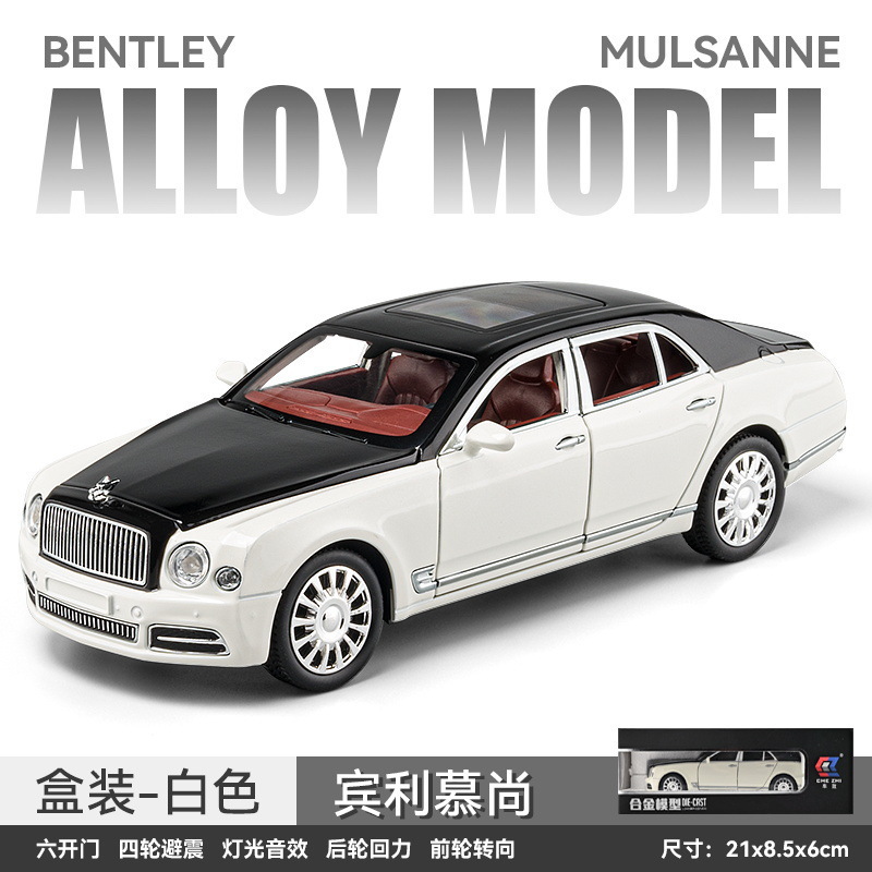1: 24 Bentley mushan negro y blanco