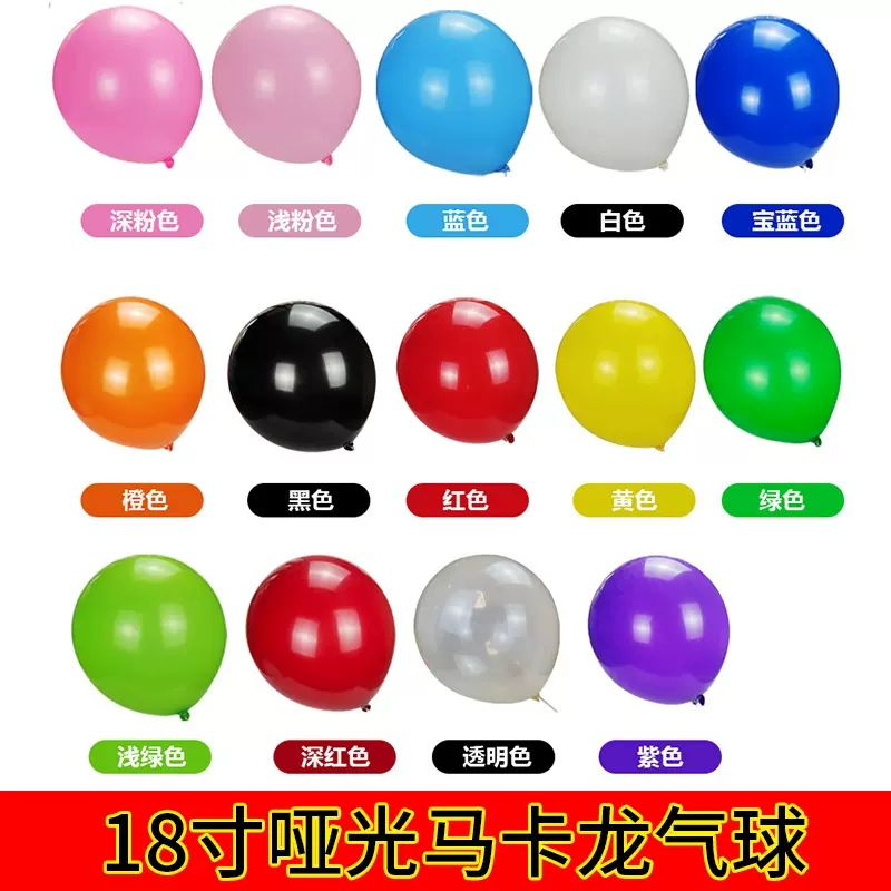 厂家批发18寸圆大气球马卡色金属色婚庆装饰用品乳胶气球节庆布置