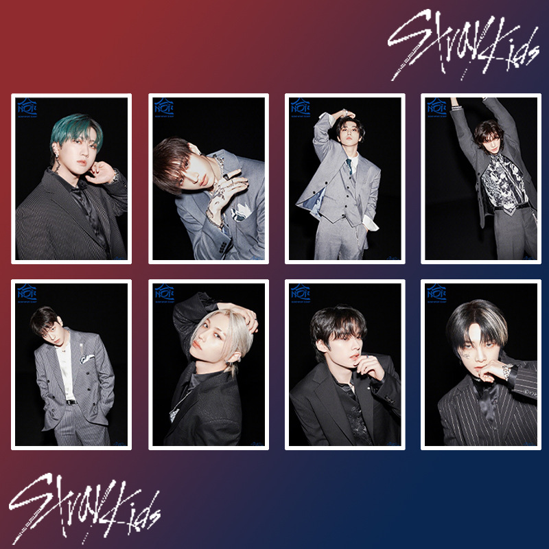 stray kids 新专《(HOP》概念预告照 ​​方灿不干胶海报 墙贴画