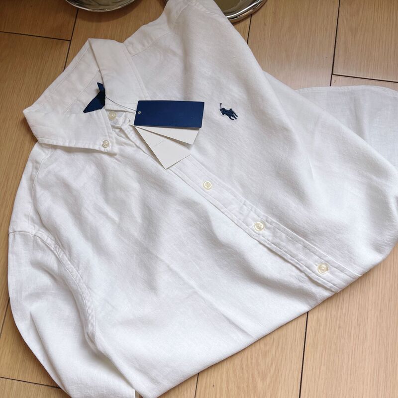 Original Export Pl Classic Pony Embroider Linen Row Long-Sleeved Work Clothing Casual Loose Versatile Shirt for Women Original Export Pl Classic Pony Embroider Linen Row Long-Sleeved Work Clothing Casual Loose Versatile Shirt for Women