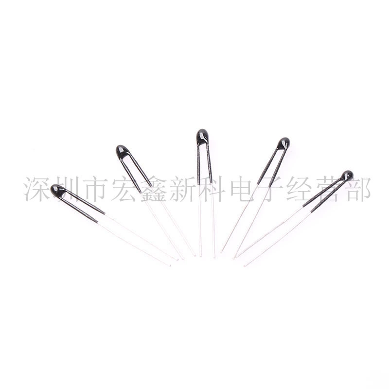 Фабрика прямых продаж MF52A эпоксидный маленький черный терморезистор 50K3950 контакты с изоляционной краской 1CM