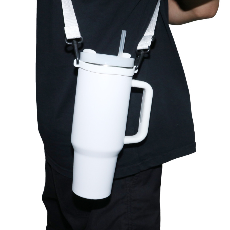 跨境热卖Stanley斯丹利水瓶肩带25mm涤纶硅胶便携手提20-40oz1.3m|undefined