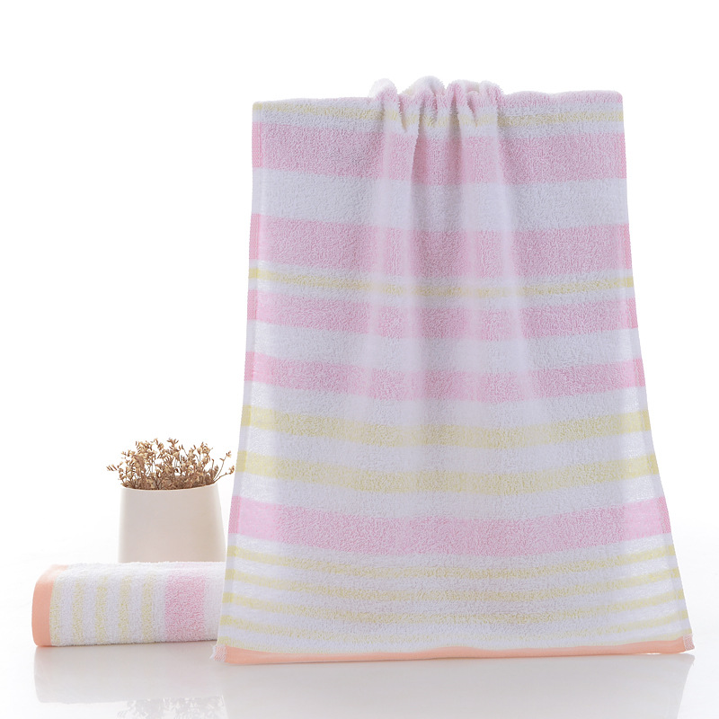 Toallas de baño para adultos de satén de color sólido 70 * 140cm algodón collar suave toallas de baño absorbentes al por mayor toallas de baño domésticas