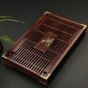 Kung fu tea set drawer drainage tea tray household solid wood water storage tea tray tea table Tea Sea tea tray