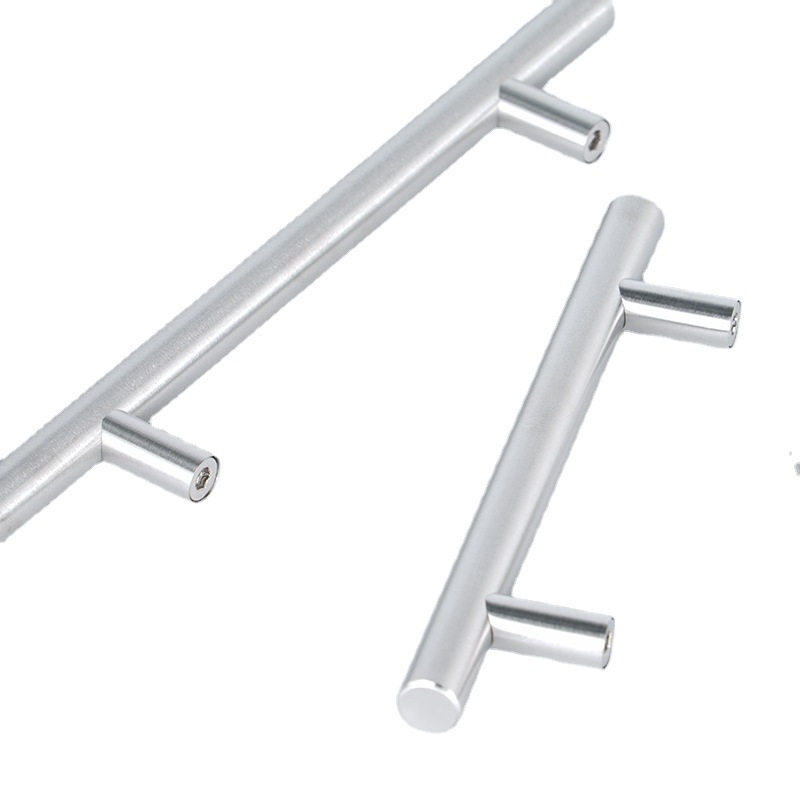 T -type hollow hand stainless steel cabinet door drawer drawing hand…