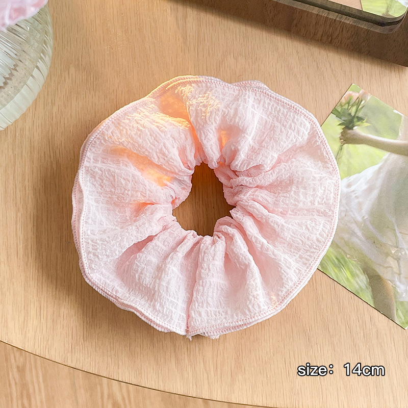 Pequeño, fresco y dulce, lazo para el cabello de intestino grueso, linda cuerda para el cabello a cuadros, atmósfera coreana, cuerda para el cabello, tocado de goma
