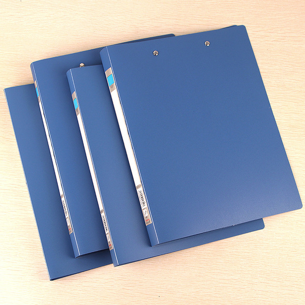 plastic blue folder