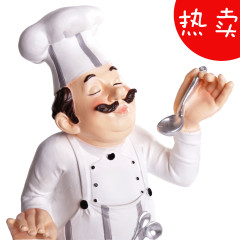 アメリカンシェフのぬいぐるみの柔らかい装飾品のデザート屋のパン屋のパン屋の人モデルのケーキ屋の飾り物