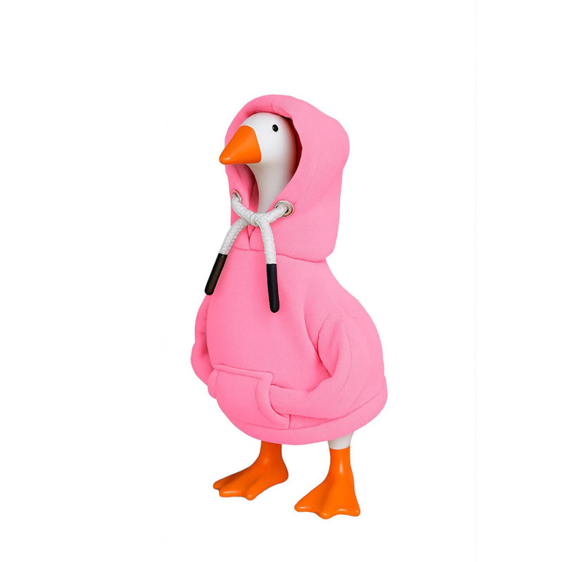 Goose Outfits Red Hoodies鹅装红色连帽衫 迷你门廊鹅服装|undefined