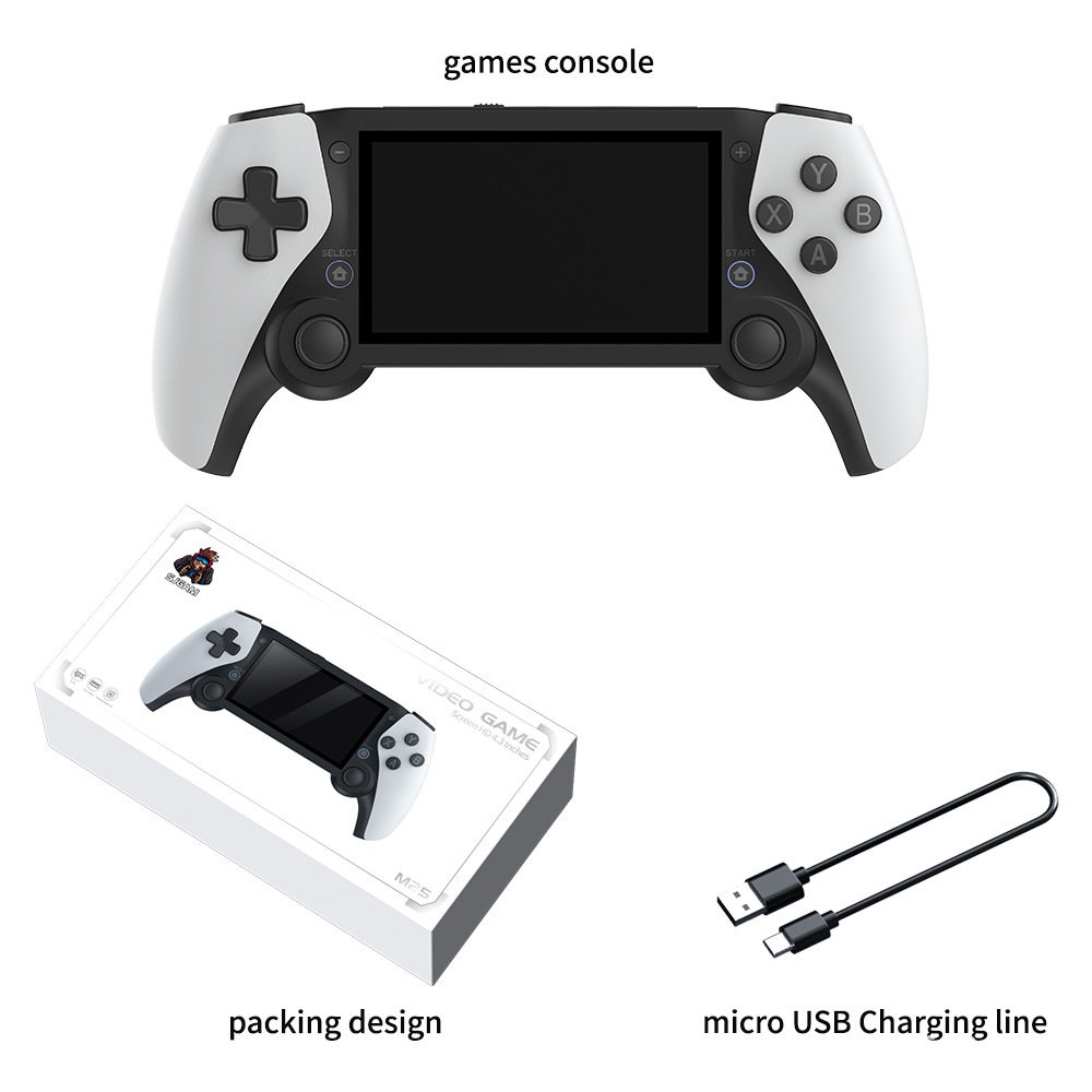 New M25 Handheld Game Console Hd Screen Nostalgic Handheld Game Console Can Be Connected to Tv Wireless Psp to Play Two People